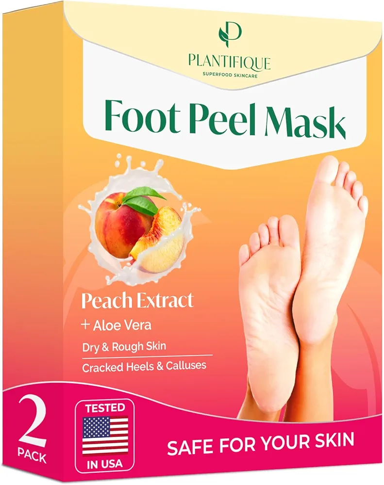 61HwumOYDlL._AC_UF1000,1000_QL80_FMwebp_ Foot Peel Exfoliating Mask – Baby Soft Feet Peeling Mask (2-Pack) - Image 1