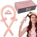 Heatless Curling Rod Set – Overnight Silk Hair Curler (No Heat Damage)
