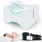 Memory Foam Knee Pillow – Orthopedic Leg Spacer for Side Sleepers & Hip Pain